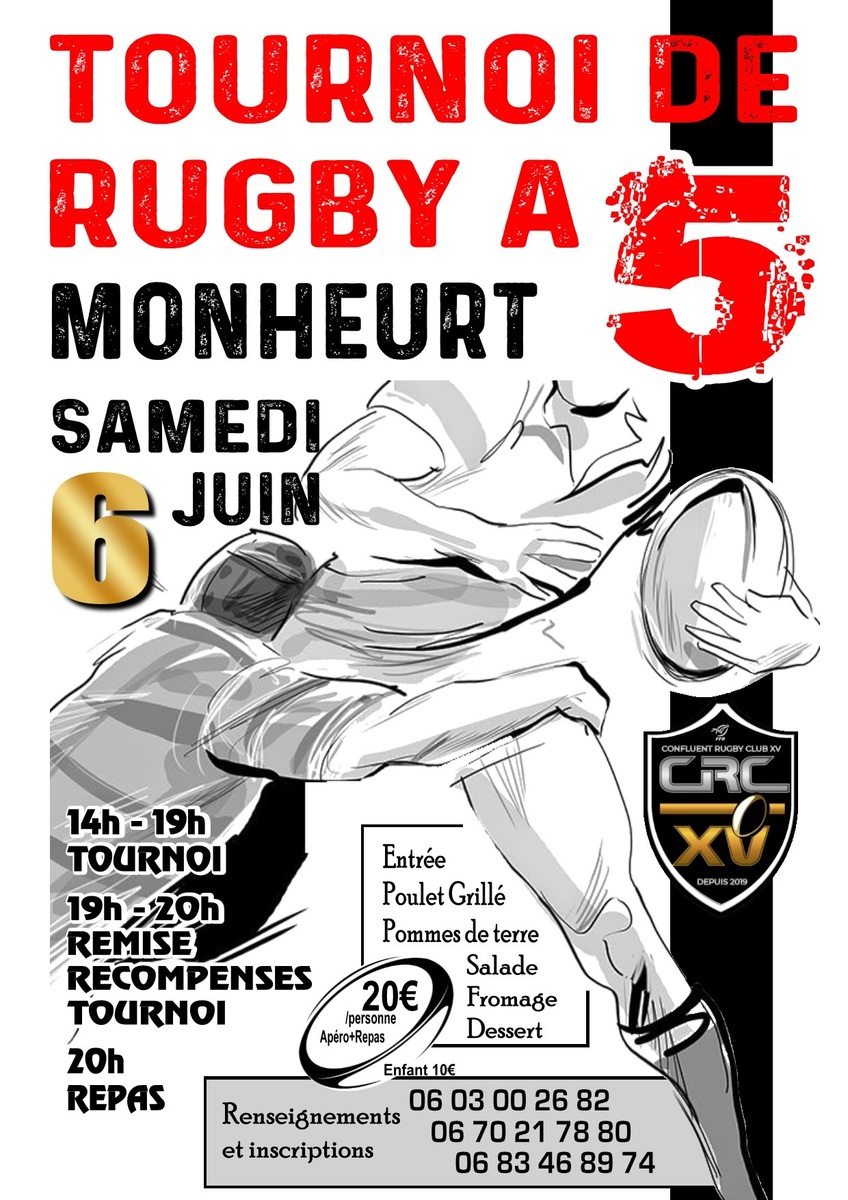 TOURNOI DE RUGBY A 5 DE MONHEURT