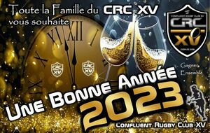 LE CRC XV VOUS PRESENTE SES MEILLEURS VOEUX 2023