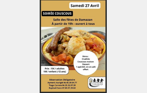 REPAS AMICALE DES JOUEURS 27/04/2024