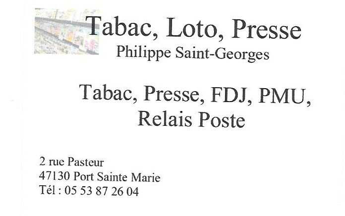 TABAC PRESSE ST GEORGES