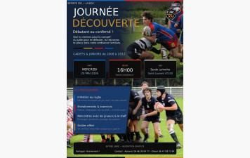 JOURNEE DE DECOUVERTE CADETS JUNIORS