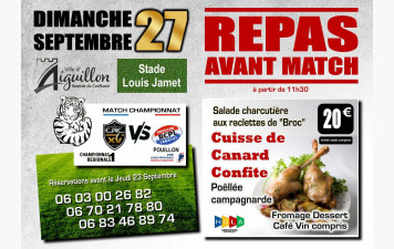 REPAS DU RUGBY 27.09.2026