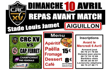  RECEPTION DE LEGE CAP FERRET DIMANCHE 10 AVRIL