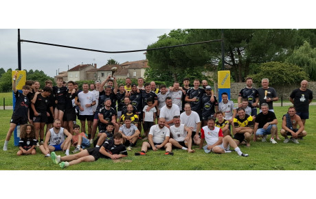 BEAU SUCCES POUR LE PREMIER TOURNOI DE RUGBY A 5 DU CRC XV !